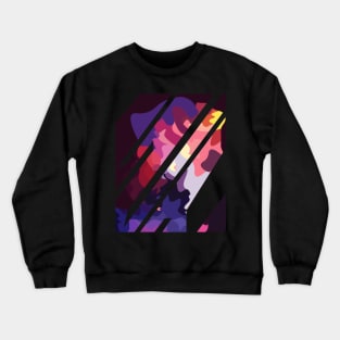 Temporal Abstract Tear Crewneck Sweatshirt